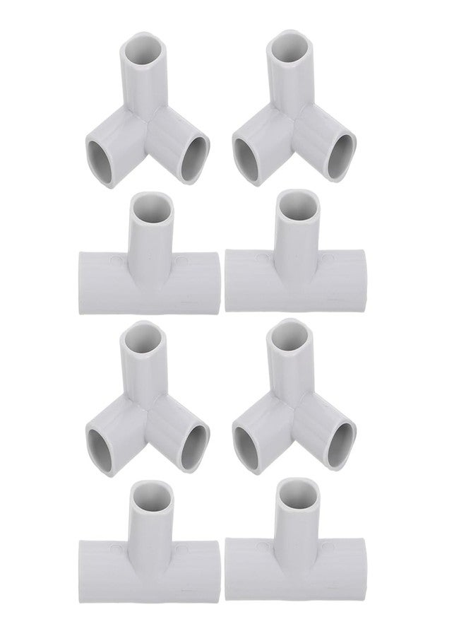 ERINGOGO 8pcs Baby Playpen Connectors T Shaped Joints Baby and Pet Gate Replacement Parts for Play Yard Safety and Easy Assembly - Image 1
